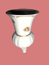 ❤️ Vintage BLUMENVASE VASE Unterweissbach Porzellan Goldrand 9 cm Höhe 6 cm DEKO