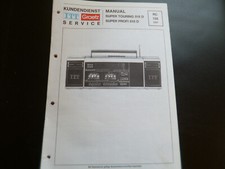 Original Service Manual Schaltplan ITT Graetz Super Touring 518D /Profi 618D