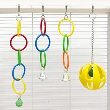 Kunststoff Vogel-Hängering-Spielzeug Papageien-Kletterring  Vogelkäfigzubehör