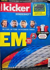 Magazin Sportmagazin KICKER SONDERHEFT EM 2021 mit Poster + Spielplan