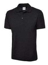 Polo Poloshirt S bis 6XL schwarz Super weiche Qualität Arbeitspoloshirt
