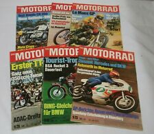 70er 6 Motorrad Magazine Zeitschriften Nr. 10-15 Mai-Juli 1970 70s