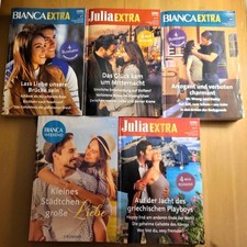 5 x BiancaEXTRA  + JuliaEXTRA Bücherpaket Liebesromane  - 19 Einzelromane CORA