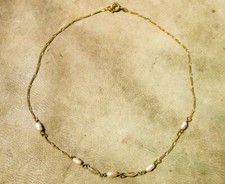 zierliche Halskette Metall