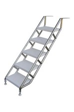 Pool Treppe Edelstahl 5 Stufen