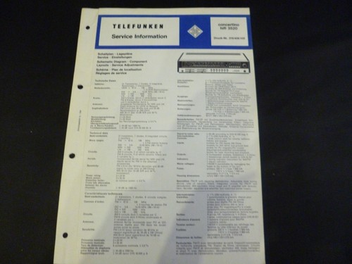 Original service manual - original,