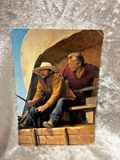 Lex Narker, Winnetou I, die Indianer schießen mit Feuerpfeilen, die Planwagen br