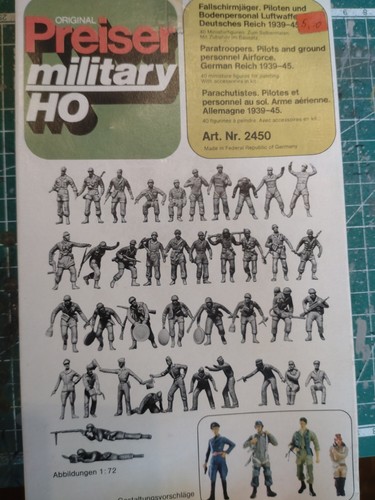 Preiser military 2450 - military, 1:87