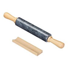 Nudelholz Marmor mit Ablage