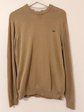 Lacoste Herren Pullover Größe S (fällt Aber Wie M Aus) Braun.