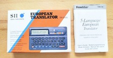 European translator - 5 - Sprachen - Übersetzer Seiko Instruments - Retro