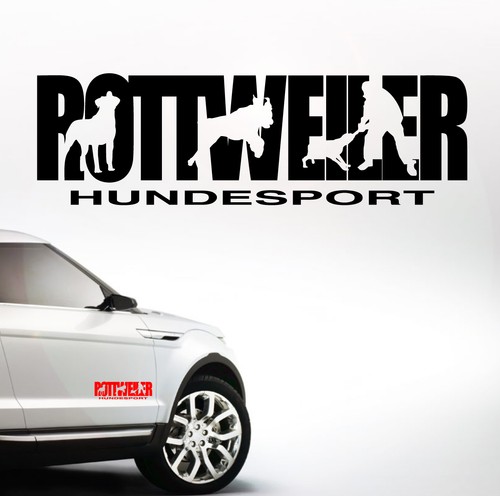 Auto aufkleber rottweiler - auto,