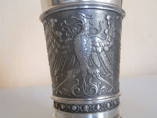 Rein zinn bierkrug - rein, mit