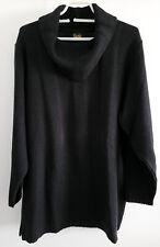 Big chic - Pullover langarm - Gr. 42 - Damen - schwarz