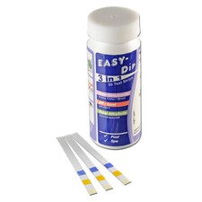 50x TestStäbchen Chlor, pH + Alka - EASY DIP TestStrips Teststreifen Pool Teich