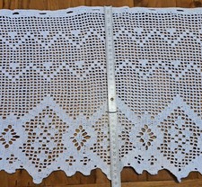 Häkelgardine  Scheibengardine