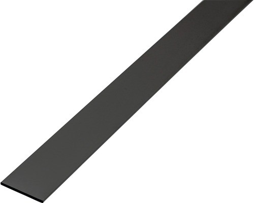 Flachstange alu schwarz - flachstange,