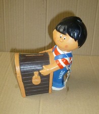 älter: Spardose Volksbank Marc mit Schatztruhe  - anschauen