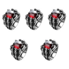  5 Pieces Drachenklauenring Drachenringe Drachenschmuck Für Männer