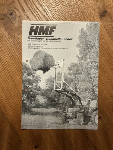 Orig hmf frontlader prospekt - frontlader,