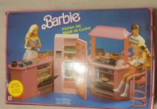 Mattel 0806 Barbie Küchen Set - Kitchen Play Set - RAR 1986 original OVP Vintage