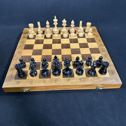 Schachspiel holz vintage - schachspiel,