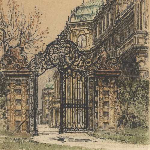 Belvedere wien eingang - eingang, schloss