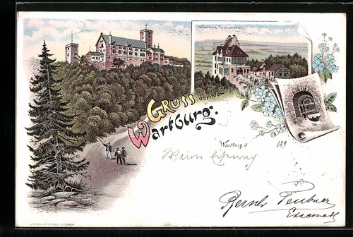 Lithographie eisenach - lithographie,