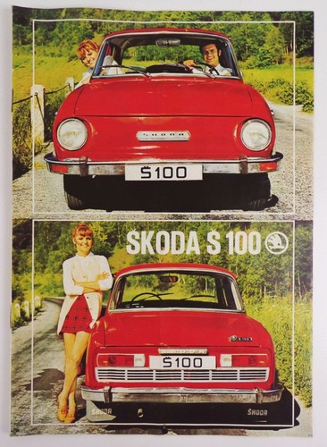 Skoda s100 prospekt oldtimer - skoda,