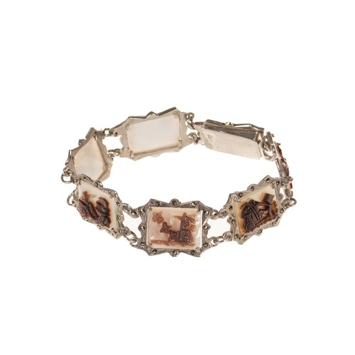 Armband mit perlmutt - armband,