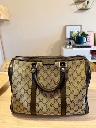 Gucci boston bag canvas - canvas, &