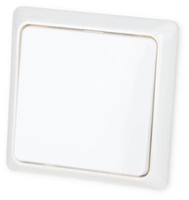 Elso 506304 Taster 42V/1A Aufputz flach, Renovierung, reinweiß