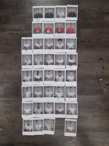 Dfb autogrammkarten satz - dfb, em