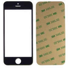 iPhone 5 5S Frontglas Schwarz Scheibe Bildschirm Display LCD Black Original Glas