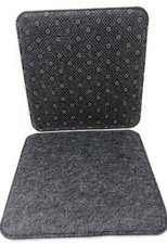 4 Stück rutschfeste Sitzauflage zweiseitig Filz 35cm Anti Rutsch Sitzkissen