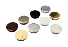 Kabeldurchführung Schreibtisch Kabeldurchlass rund Kabeldose WORK Bürotisch