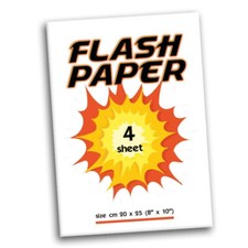 Flash Paper Pyropapier weiß