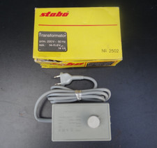 Stabo Transformator Trafo Regler 220V Auto Bahn Rennbahn Zubehör wie NEU & OVP