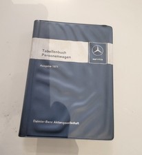 Mercedes Tabellenbuch 1971