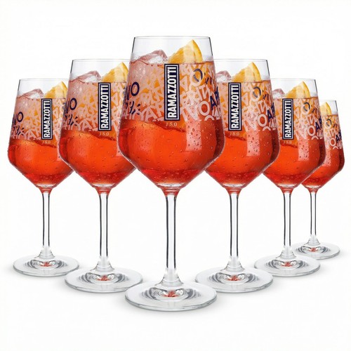 Ramazzotti aperitivo glas - 6x,