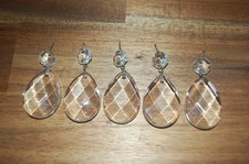 5 Glas Tropfen mit Schliff