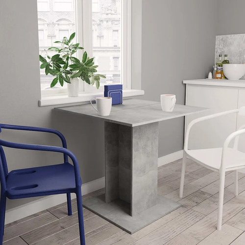 Esstisch betongrau 80x80x75 - , cm