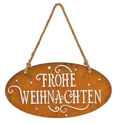 Schild frohe weihnachten - schild, "frohe