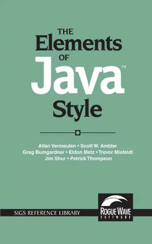 The elements java style - the,