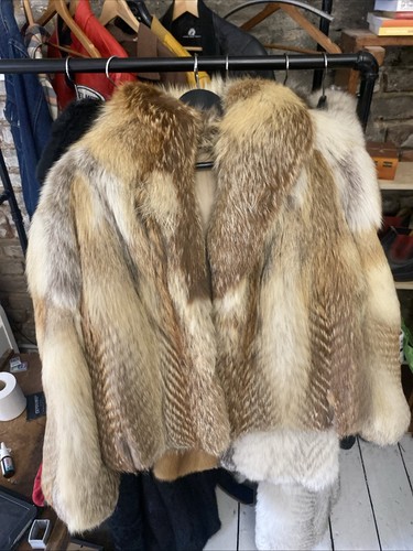 Fuchs pelz blouson jacke echt - fuchs,