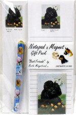 Pudel Yellow Flowers List Pad