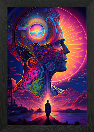 Psychedelisch gerahmtes - psychedelisch,