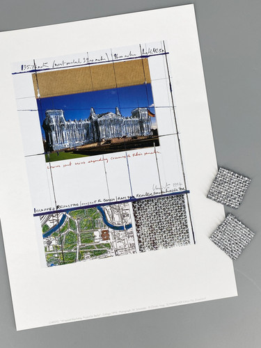 Christo wrapped reichstag - *,