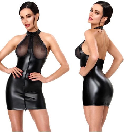 Noir handmade wetlook netz - noir,