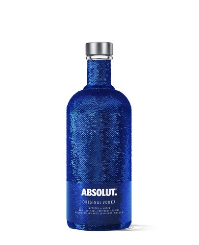 Absolut vodka blue sequin - absolut,